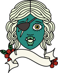 orc rogue character face illustration