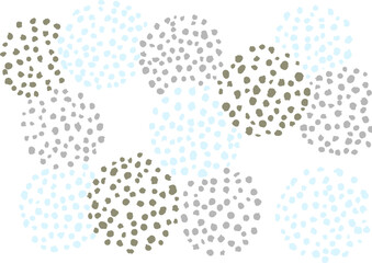 北欧風の背景ドットベクター素材