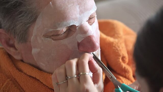 Maschera viso modello Uomo