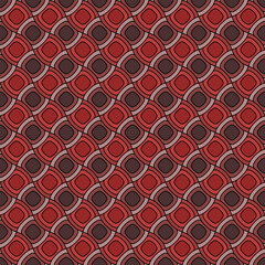 Rounded square seamless pattern, Background repeating