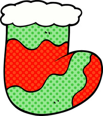 cartoon doodle christmas stockings