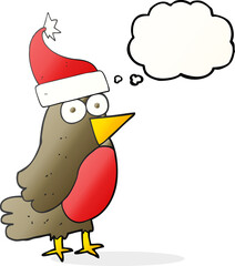 thought bubble cartoon robin