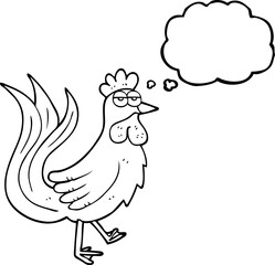 thought bubble cartoon cock