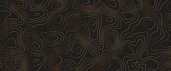 Topographic colorful map background. Outline cartography landscape. Topography map art curve drawing. vector illustration.