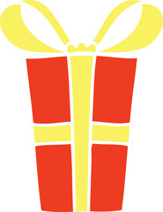 quirky hand drawn cartoon present