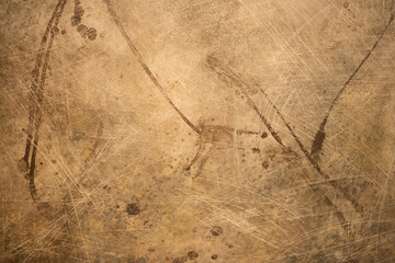 Vintage antique papyrus paper texture, abstract wall surface background, spotted surface texture with copy space, unusual beige surface background.