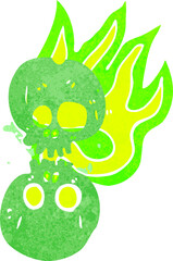 cartoon halloween bone number