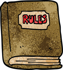 cartoon doodle rule book