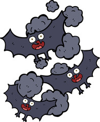 cartoon bats