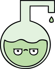 cute cartoon science experiment