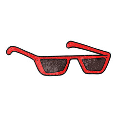 texture cartoon sunglasses