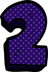 cartoon doodle number two