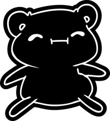 cartoon icon kawaii cute teddy bear