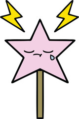 cute cartoon magic wand