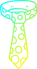 cold gradient line drawing cartoon loud tie
