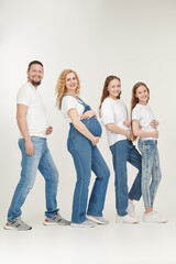 Obraz premium parents with children