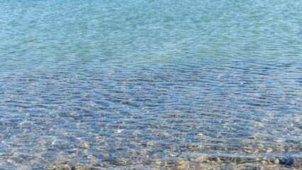 Still blue sea water background wallpaper.