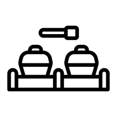 gamelan line icon