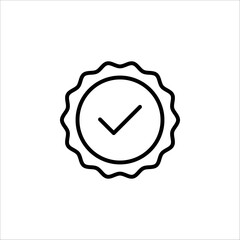 Vector certificate icon. Achievement, award, grant, diploma concepts. Premium quality graphic design elements on white background. EPS 10