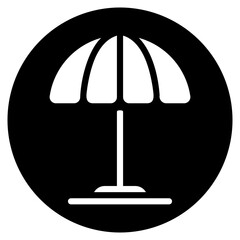 umbrella glyph icon