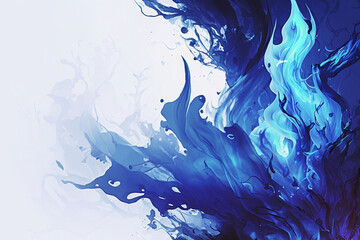 グラデーション背景素材,美しい炎,ジェネレーティブ,水彩風イラスト