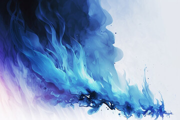 グラデーション背景素材,美しい炎,ジェネレーティブ,水彩風イラスト