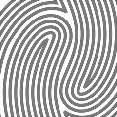 Aesthetic Fingerprint Basic Shape Classic Line
