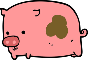 cartoon pig