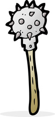 cartoon medieval mace