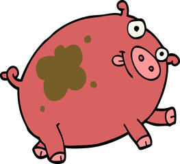 cartoon pig