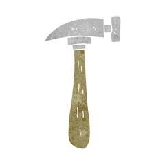 retro cartoon hammer
