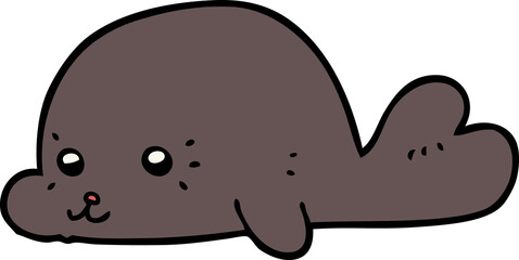 cartoon baby seal