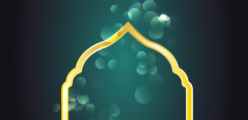 Islamic ornamental background, great for banners, greeting cards, and promotion events.