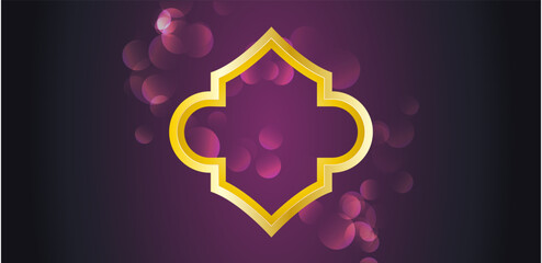 Islamic ornamental background, great for banners, greeting cards, and promotion events.