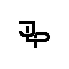 jlp initial letter monogram logo design