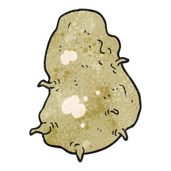 textured cartoon potato