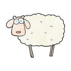textured cartoon sheep