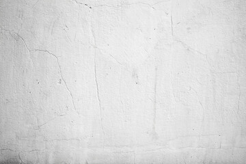 White plaster wall texture on concrete for background. Abstract warm white wall background painted with plaster to get an abstract texture. Old white painted stone wall