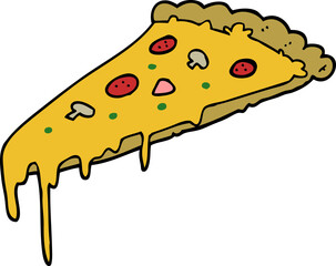 cartoon pizza slice