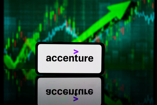 Accenture company on stock market. Accenture financial success and profit