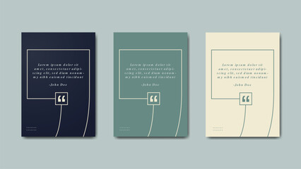 Quote frames blank templates set. Text in brackets, citation empty speech bubbles, quote bubbles. Textbox poster page template illustration.