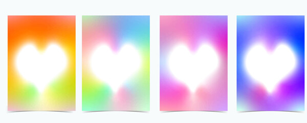 Fototapeta premium Rainbow pastel background with y2k style