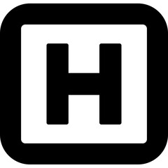 Heliport Pixel Perfect Detail Icon