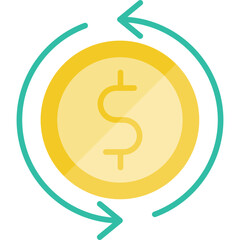 Money Exchange Pixel Perfect Detail Icon