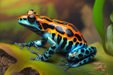 Poison Dart Frog. Generative AI