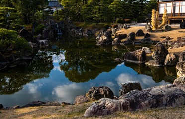 京都、二条城、寺院、日本古来の建築物、伝統的な建築物、木造