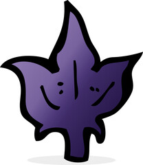 cartoon leaf symbol
