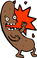 cartoon sausage
