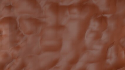 3D Rendering plastic abstract background in brown