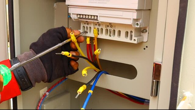 installation of a socket on the electricity meter that is connected to a cellular or GSM modem